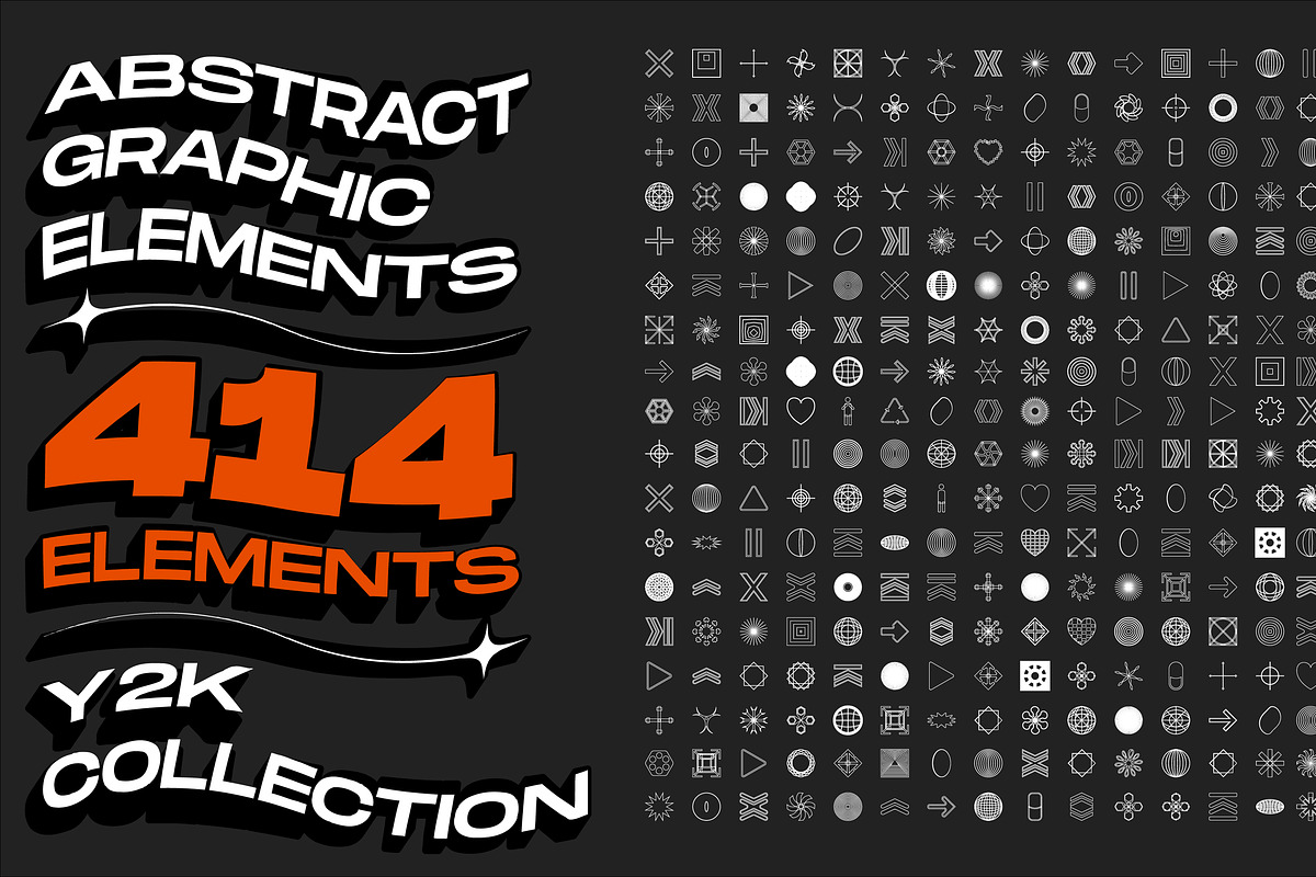 Sci-Fi Y2K Digital Icons, an Object Graphic by vitalinagerman