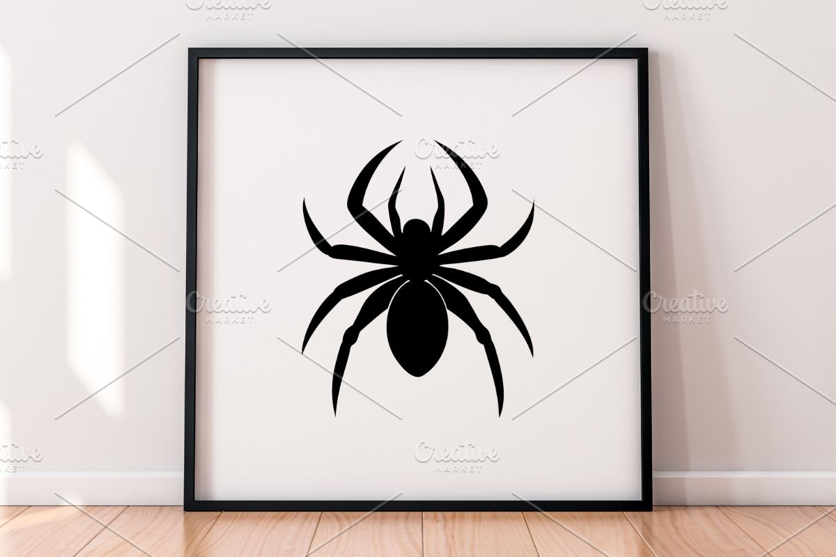 Spider Silhouette SVG, an Animal Illustration by newminddesign (Photo 5 of 5)