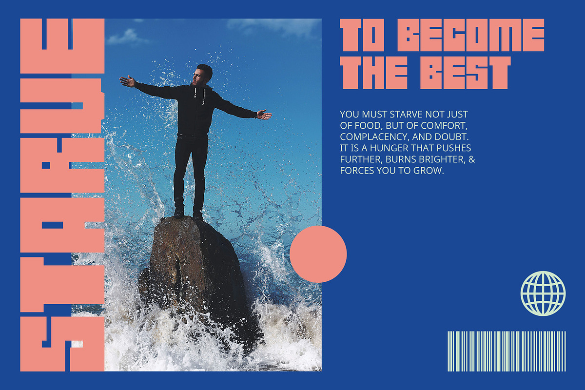 CS Bolvar – Bold Font, a Sans Serif Font by Craft Supply Co. (Photo 2 of 8)