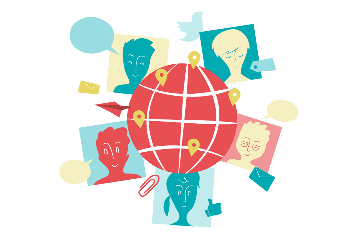 Social Network Collection, a Person Illustration by Hurcastock! (Photo 2 of 6)