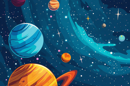 Solar system universe stars and gala, a Background Photo by Pixeness