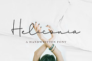 Heliconia Script Font, a Script Font by Face Lab (Thumbnail 1 of 8)