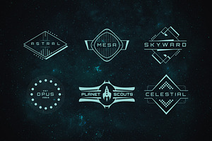 18 Sci-Fi Badges