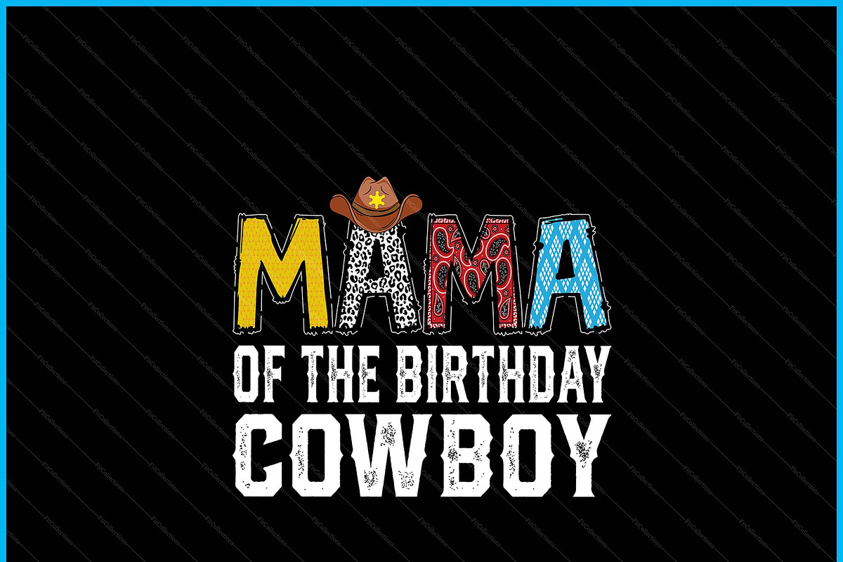 Mama 1st Birthday Cowboy Western SVG, a Graphic by Creativeusart (Photo 2 of 4)