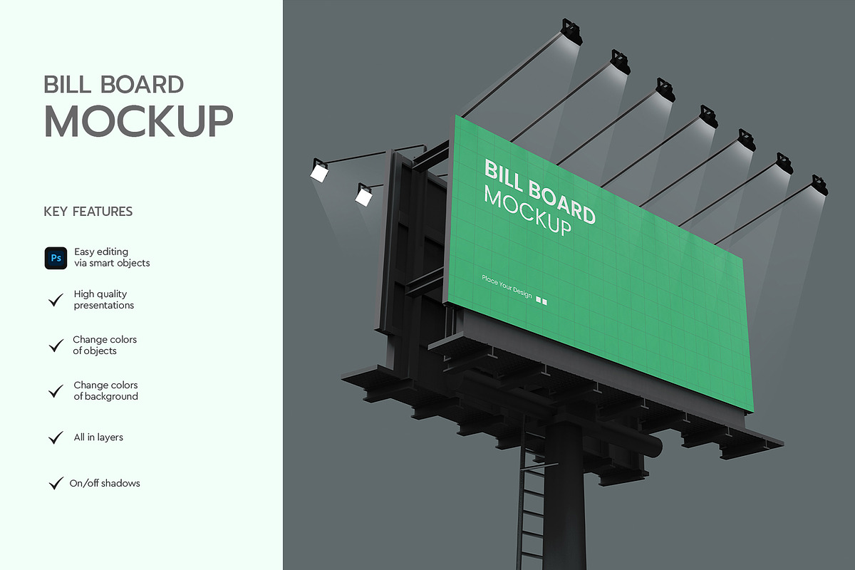 Billboard Poster Mockup, a Product Mockup by graphypix (Photo 4 of 4)