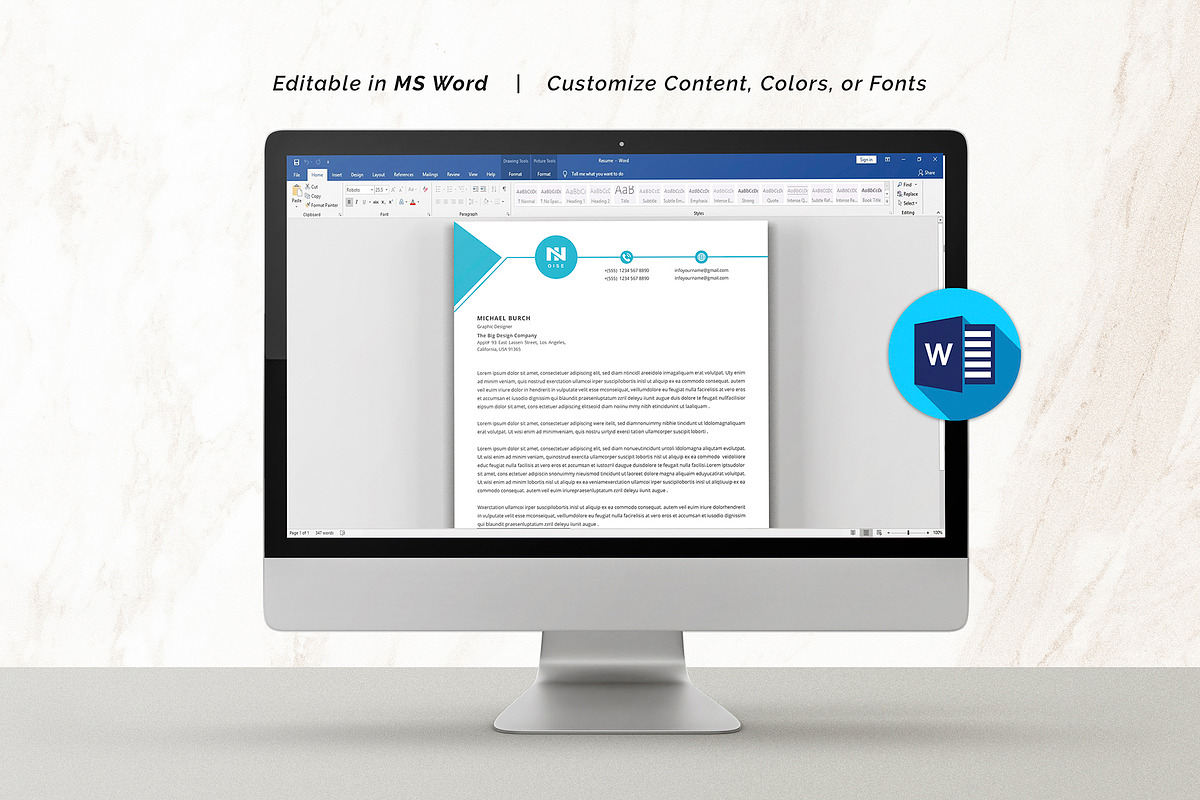 Letterhead, a Stationery Template by DesignDevisers (Photo 9 of 10)