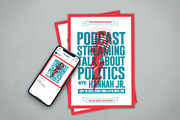 Podcast Flyer, a Flyer Template by Graphr (Thumbnail 1 of 3)