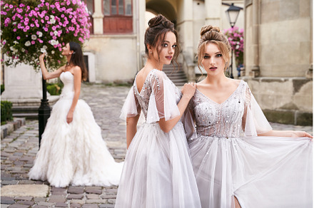 Beautiful bride and bridesmaids in, a Person Photo by Oleksandr Berezko