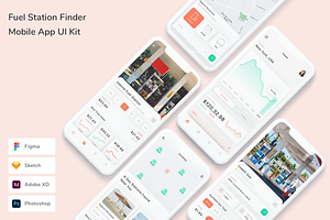 Fuel Station Finder App UI Kit