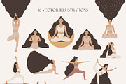 YOGA woman collection, a Healthcare Illustration by Alisovna (Thumbnail 9 of 18)