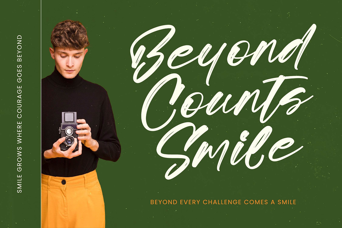 Scatqin Bounty Bold Brush Font, a Script Font by stylishtype.co (Photo 8 of 20)