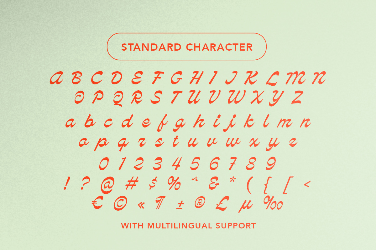 Crudents - Bold Display Script, a Script Font by Bale Type (Photo 9 of 9)