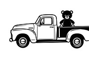 Cute baby toy truck design featuring, an Illustration by Amazin_art (Thumbnail 33 of 33)