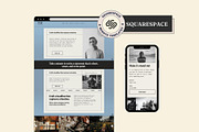 Squarespace Website template, a Squarespace Template by Ciel Lumiere (Thumbnail 2 of 11)
