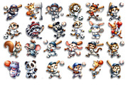 Bright animal sports clipart, an Animal Illustration by ElenazlataArt (Thumbnail 2 of 5)