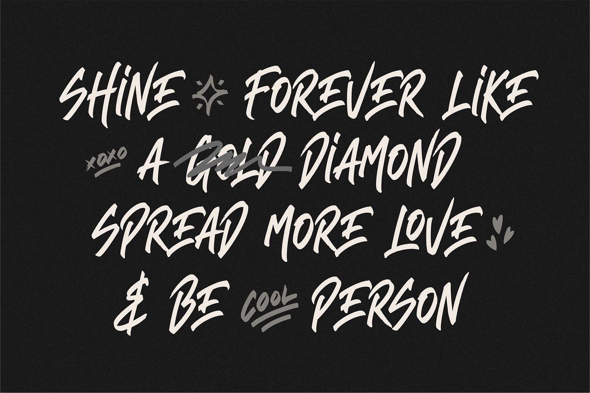 Resonance - Hand brushed With Extras, a Handwritten Font by Swandtype (Photo 3 of 12)