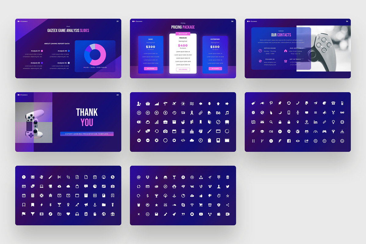 Gazeex - eSport Gaming Keynote, a Presentation Template by BeadyLab (Photo 6 of 6)