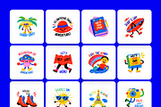 World Travel Stickers, a Duotone Icon by Vectors Market (Thumbnail 7 of 8)