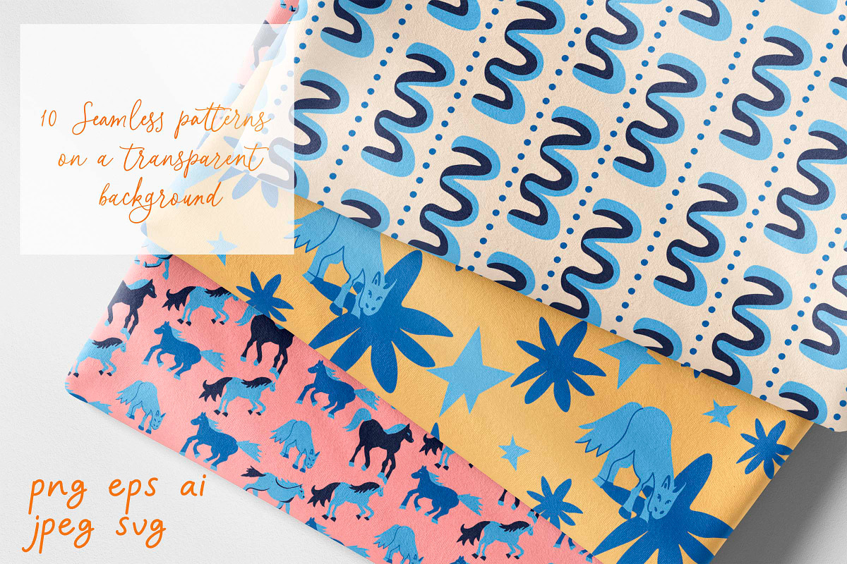 Winter horse pattern svg, a Pattern Graphic by Lucyinyourheart (Photo 3 of 8)