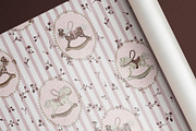 Rocking Horses Nursery Collection, a Pattern Graphic by MouseGrey (Thumbnail 9 of 15)