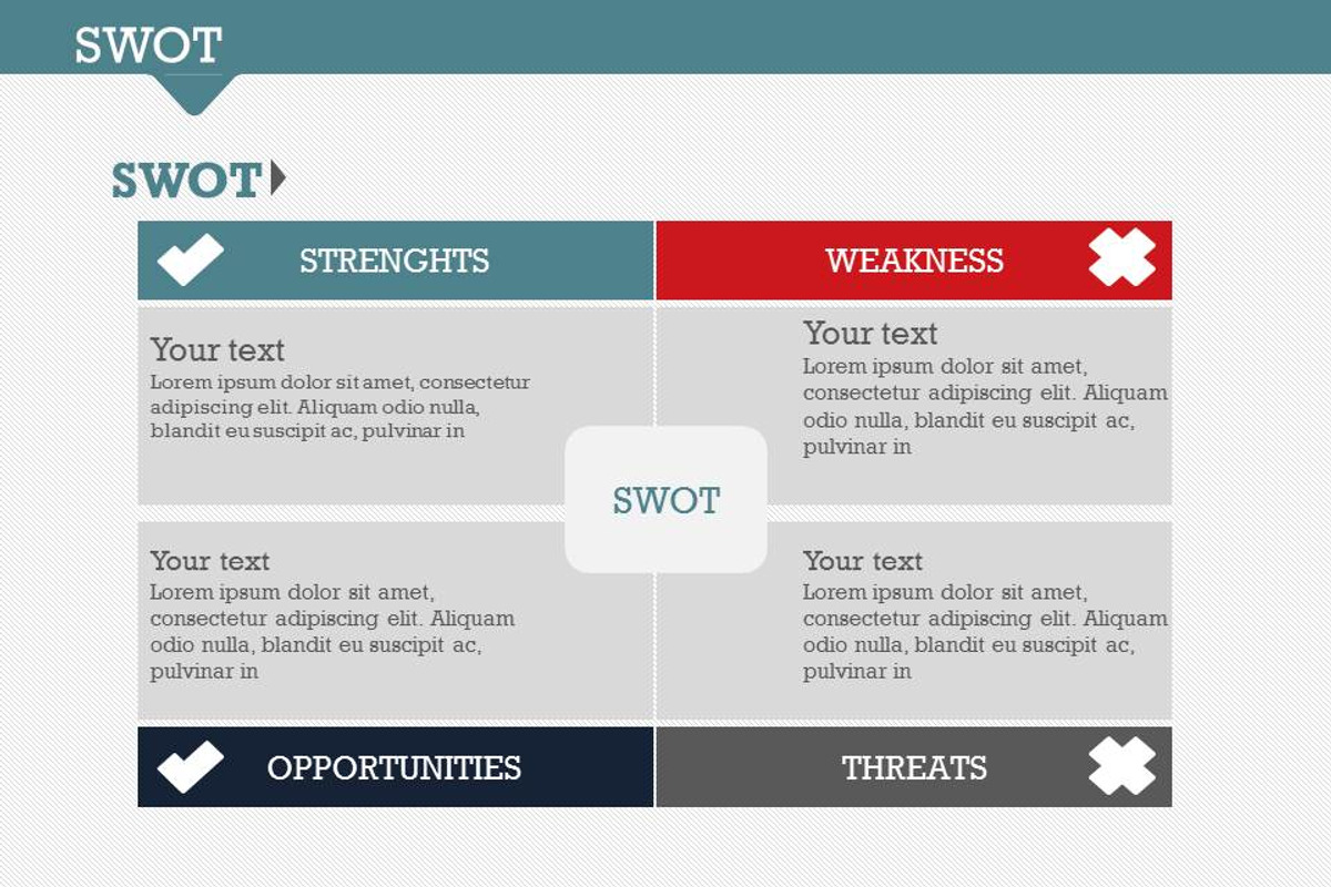 SWOT Pack 1 PowerPoint Template, a Presentation Template by Yes Presentations (Photo 8 of 8)