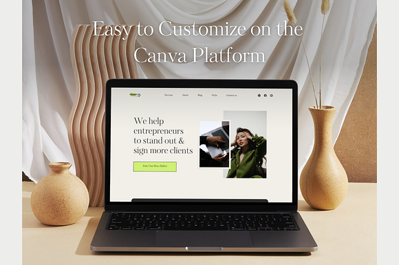 Canva Website For Coaches preview 7