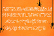 Spooky Spiderwebs Font, a Font by Miss Kate (Thumbnail 2 of 2)