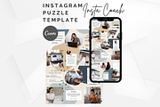 Blues Instagram Puzzle Template, a Social Media Template by Social Assumptions (Thumbnail 1 of 10)