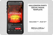 Halloween Event Flyer Template, a Flyer Template by regalDRAW (Thumbnail 3 of 3)