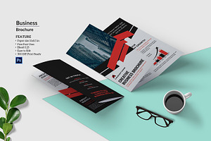 Business Trifold Brochure Template, a Brochure Template by Template Shop