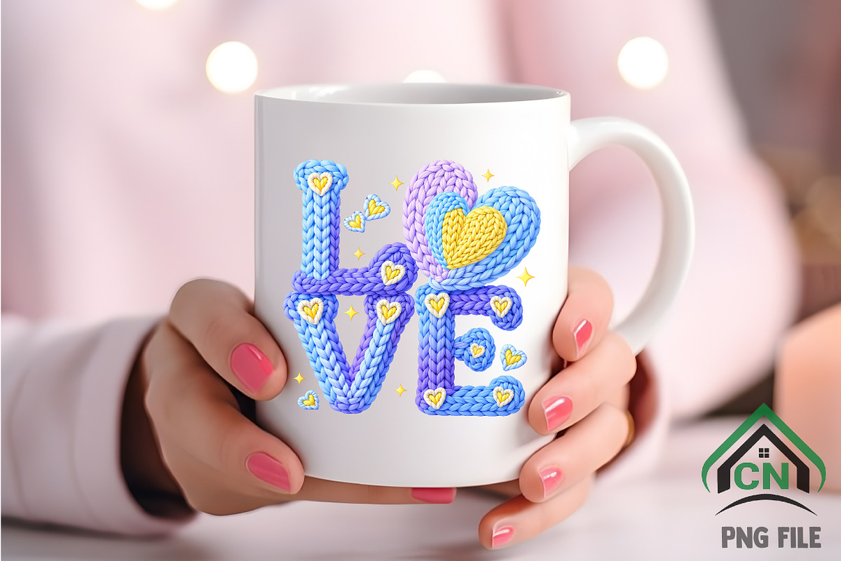 Faux Yarn Crochet Love Valentines, an Illustration by Craft Nest (Photo 7 of 8)