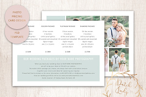 PSD Photo Price Card Template 23