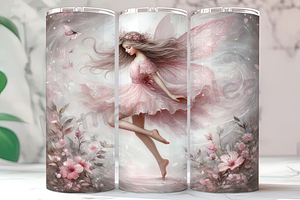 Whimsical Watercolor Fairy Tumbler, a Background Photo by LamanAzalea