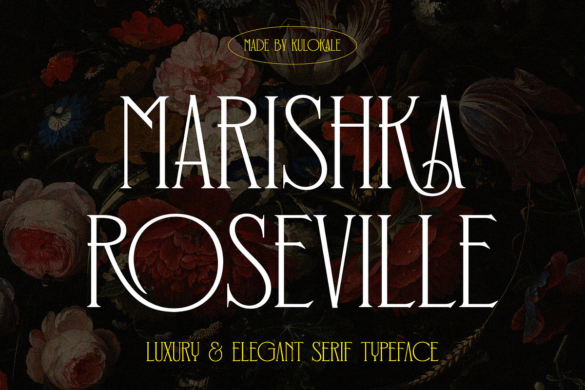 Marishka Roseville Serif Font, a Serif Font by Kulokale (Photo 1 of 10)