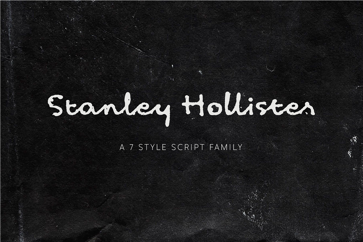 Stanley Hollister - Premium Bundle, a Handwritten Font by Punch (Photo 1 of 8)