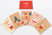 Merry Christmas Hand drawn set, a Decorative Illustration by Annakristal (Thumbnail 4 of 6)