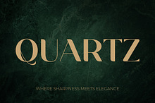 QUARTZ - High Contrast Serif Font