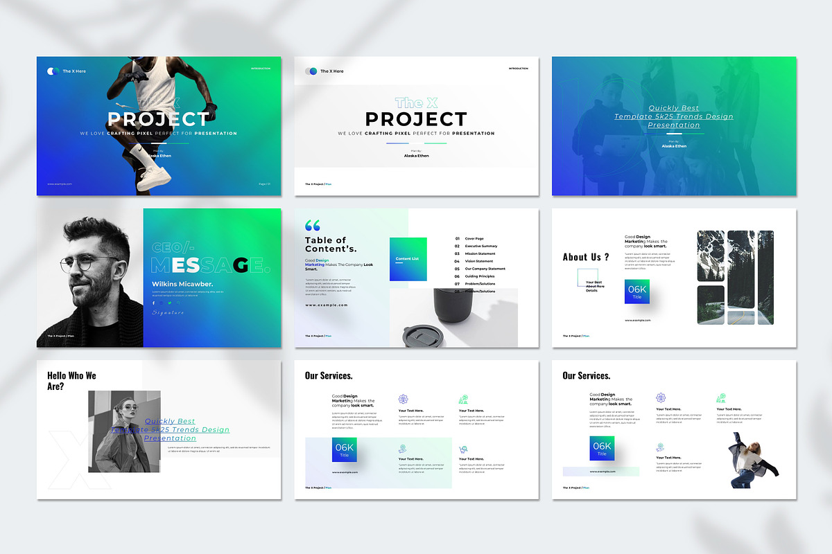 The X Project PowerPoint Template, a Presentation Template by Typetheme (Photo 3 of 9)