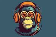 62 t-shirt designs. Big musical bund, an Animal Illustration by Fractal fonts & graphics (Thumbnail 60 of 63)