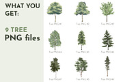 Photoshop Brush Set ABSTRACT TREE, a Brush Add-On by archibicc (Thumbnail 2 of 5)