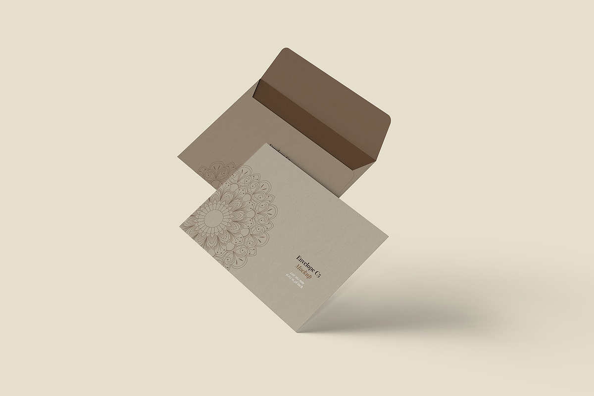 Envelope C5 Mockup - 12 Views, a Packaging Mockup by Illusiongraphic (Photo 12 of 26)