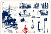 Vintage Nautical Illustrations, a Technology Illustration by Mr Vintage (Thumbnail 4 of 8)