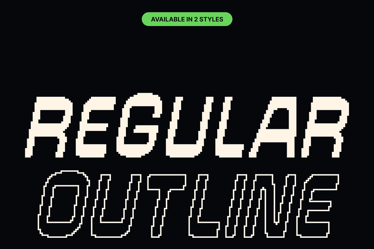 CS Algoma Pixel, a Sans Serif Font by Craft Supply Co. (Photo 2 of 8)