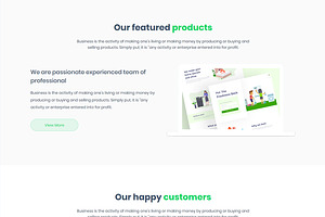 Dcompany - Group Business Template