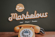 Neu Marbelous, a Script Font by Me55enjah Design (Thumbnail 1 of 9)