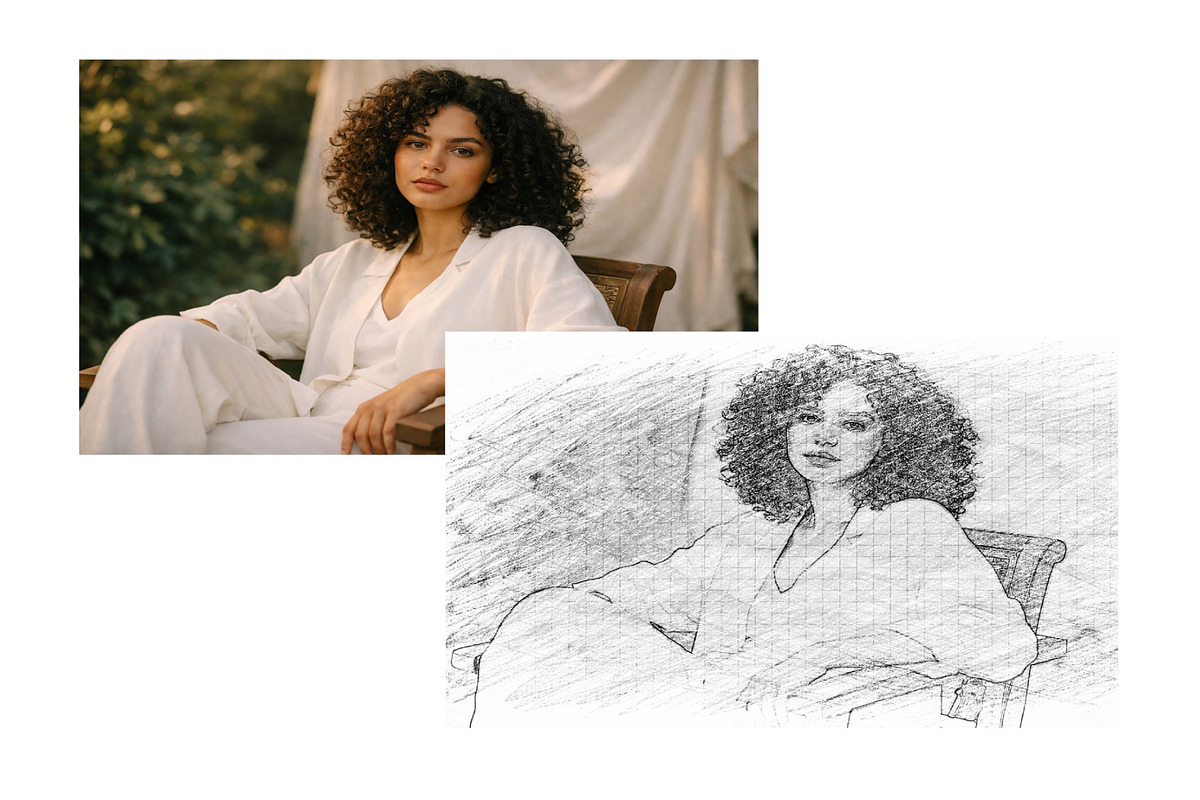 Pencil Sketch Photo Effect, a Layer Style Add-On by studiogstock (Photo 2 of 2)