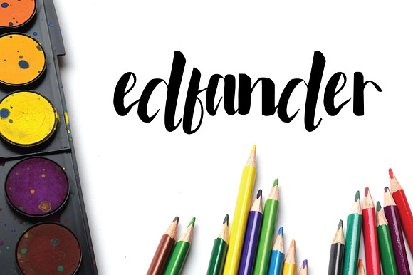 edfander font preview 6