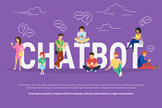 Chatbot concept illustration, a Technology Illustration by Julia Tim (Thumbnail 1 of 3)