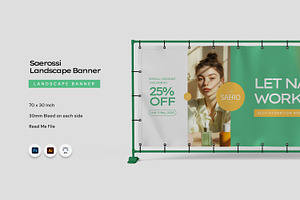 Saerossi - Landscape Banner, a Print Template by Fannan Studio
