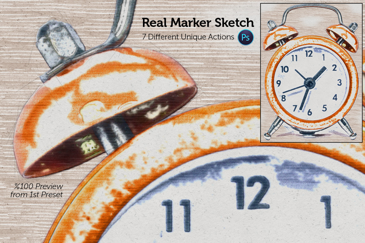 Real Marker Sketch preview 3